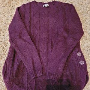 Croft and Barrow, Petite XSmall, Deep Purple Sweater